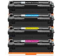 BAISINE 205A CF530A Toner Compatibile con HP 205A CF530A CF531A CF532A CF533A per HP Color Laserjet Pro MFP M181fw M180n M180nw M154nw M154a (4 Pezzi, Nero Ciano Giallo Magenta)
