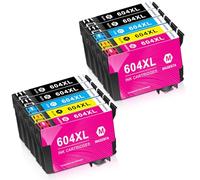 BAISINE 604XL Cartucce Compatibili per Epson 604 XL Multipack per Epson XP-2200 XP-2205 XP-3200 XP-3205 XP-4200 XP-4205, Workforce WF-2930DWF WF-2935DWF WF-2910DWF