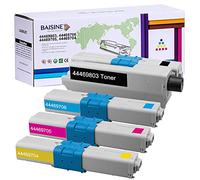 BAISINE Compatibili toner per Oki MC362dn C531dn C511dn MC562 MC352 C310 C312dn C330 C331dn MC351 MC361 C510dn C530 MC561, 44469803 44469706 44469705 44469704