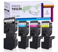 BAISINE TK-5230 TK5230 Compatibili con Kyocera TK-5230 Cartucce Toner | TK-5230K TK-5230C TK-5230Y TK-5230M Toner Compatibili per Kyocera Ecosys M5521cdn M5521cdw P5021cdn P5021cdw