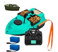 Bait Boat con luci di pesca notturna, 3 serbatoi di esca, ritorno automatico GPS, portata 500 m per una pesca efficiente