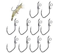 Bait Grip Hook, Shrimp Fishing Tool, Live Catch Holder System, Stainless Steel Secure Tip Design, Anti Slip Retention Build, River Lake for Angling Success