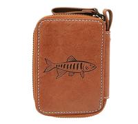 Bait Storage Binder Bag, Waterproof Tackle Organizer, Portable Compact Felt Fly Dryer 4,41 x 3,15 pollici Multifunctional Satchel for Fishing and Outdoor Activity Gear Bag, multicolore, Large,