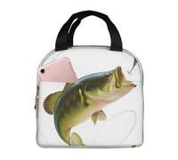 Bait with Fishing Line Mangiare Little Fish Lunch Bag Handheld Insulated Picnic Bag Work Bag Fresh-Keeping Bag Camping Storage