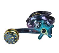 Baitcaster Reel - Mulinello da pesca | Baitcasting Reel | 7.2:1 Anti-Erosion Baitcasting Fishing Reel, Fishing Gear, Wide Spool High-Speed Smooth Baitcasting Reel, Fishing Tackle, Saltwater Reel