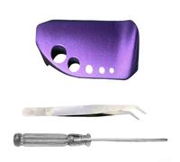 Baitcasting Made Better Affidabile e piastra di pressatura in metallo progettata per tutte le principali bobine ABU (viola)