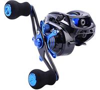 baitcasting mulinello 7.0: 1 Gear - Low profile Carbon Fiber Drag 9 + 1 cuscinetti freni Dual magnetico pesca a mosca