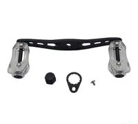 Baitcasting, pomello per mulinello da pesca, 8 x 5 mm, in lega di alluminio, per riparazioni e sostituzioni fai da te, compatibile con mulinelli per cast e tamburo (nero)