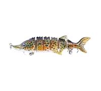 BAITI DI NAYAGE PER LA PESCIA BASSA - LURTI DI PLONDIONE PROF MULTIFATIVE | Talle di pesce galleggiante con azione realistica | Lures di basso premium per spedizioni di barche