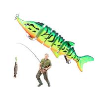 BAITI DI NAYAGE PER LA PESCIA BASSA - LURTI DI PLONDIONE PROF MULTIFATIVE | Talle di pesce galleggiante con azione realistica | Lures di basso premium per spedizioni di barche