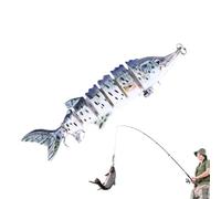 BAITI DI NAYAGE PER LA PESCIA BASSA - LURTI DI PLONDIONE PROF MULTIFATIVE | Talle di pesce galleggiante con azione realistica | Lures di basso premium per spedizioni di barche