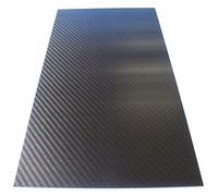 BAIWANLIN 3K Carbonio Fibra Foglio Puro Pannello Laminato Lastra Plate Weave Panel Sheet Nero Opaca Twill può Fare Drone Spessore:4mm,100mm*200mm