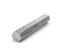 BAIWANLIN Barra Esagonale in Acciaio Inox 304 Esagonale Tondino Non lucidato Spazzolata Lunghezza opposto5mm-16mmLarghezza500mm,7mm*500mm