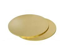 BAIWANLIN H62 Ottone Disco Rotondo Scheda Cerchio Guarnizione Circolare Piatto Materiali Metal Laworking Spessore: 2.5 mm,Diameter:50mm 2pcs