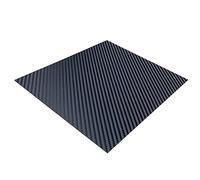 BAIWANLIN Lastra in Fibra di Carbonio può Fare Drone Quad Copter 3K Twill Opaca,550mm×550mmspessore0.5mm1mm1.5mm2mm2.5mm3mm3.5mm4mm5mm,2mm*550mm*550mm
