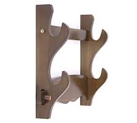 BAIWANLIN Supporto Spada Montaggio a Parete Display Espositore Katana semplicità Moderna Legno Massiccio 1-3 Tiers,2Tier