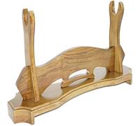 BAIWANLIN Supporto Spada Orizzontale Display Espositore Katana semplicità Moderna Legno Massiccio 1-3 Tiers,1tier