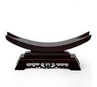 BAIWANLIN Supporto Spada Orizzontale Display Samurai Katana Palissandro Forma a Mezzaluna Taglia Grande/Media/Piccola,Small