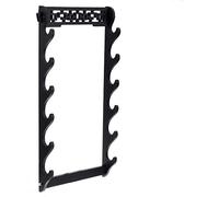 BAIWANLIN Supporto Spada Porta Montaggio a Parete Display Espositore Samurai Katana spadalunga Modello Hollow Classico nero1-6 Tiers,6Tier