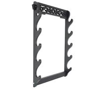 BAIWANLIN Supporto Spada Porta Montaggio a Parete Display Espositore Samurai Katana spadalunga Modello Hollow Classico nero1-6 Tiers,5Tier