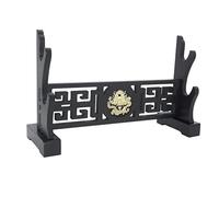 BAIWANLIN Supporto Spada Porta Orizzontale Display Espositore Samurai Katana Modello Hollow Classico Modello di drago1-3 Tiers,2Tier
