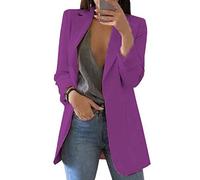 BAIXIAOCHI Giacca Da Abito Da Donna Temperamento Slim Cardigan A Maniche Lunghe Con Risvolto Primaverile E Autunnale