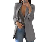 BAIXIAOCHI Giacca Da Abito Da Donna Temperamento Slim Cardigan A Maniche Lunghe Con Risvolto Primaverile E Autunnale