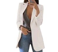 BAIXIAOCHI Giacca Da Abito Da Donna Temperamento Slim Cardigan A Maniche Lunghe Con Risvolto Primaverile E Autunnale