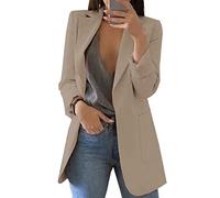 BAIXIAOCHI Giacca Da Abito Da Donna Temperamento Slim Cardigan A Maniche Lunghe Con Risvolto Primaverile E Autunnale