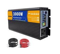 BAIYITONGDA Inverter a Onda sinusoidale Pura da 48V e 1500W, Potenza di Picco di 3000W, Inverter di Potenza da 12V-72V CC a 110V 240V CA, Inverter Solare per Veicoli, Famiglie,Dc 12v,AC 110V