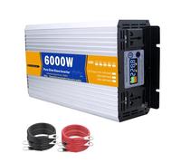BAIYITONGDA Inverter a Onda sinusoidale Pura da 6000W, convertitore da 12V 24V 48V 60V 72V CC a 120V 240V CA, Inverter di Potenza per Camion, casa, Camper,Dc 72v,AC 110V