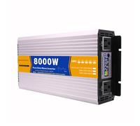 BAIYITONGDA Inverter a Onda sinusoidale Pura da 72V a 110V/220V 8000 W, convertitore Inverter Intelligente per energia Solare con Prese CA e Display LCD per casa, Auto e Campeggio,72v to 230v 50hz