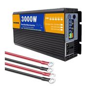 BAIYITONGDA Inverter da 48V, 3000 Watt Inverter a Onda sinusoidale Pura, convertitore da 12V/24V/48V/60V/72V CC a 220V 110V CA, Inverter Solare Fuori Rete per Campeggio in Camper,Dc 60v,AC 220V 60Hz
