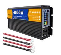 BAIYITONGDA Inverter da 48V, 4000 Watt Inverter a Onda sinusoidale Pura, convertitore da 12V/24V/48V/60V/72V CC a 220V 110V CA, Inverter Solare Fuori Rete per Campeggio in Camper,Dc 60v,AC 220V 60Hz
