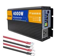 BAIYITONGDA Inverter da 48V, 4000 Watt Inverter a Onda sinusoidale Pura, convertitore da 12V/24V/48V/60V/72V CC a 220V 110V CA, Inverter Solare Fuori Rete per Campeggio in Camper,Dc 60v,AC 110V