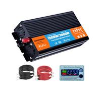 BAIYITONGDA Inverter di Potenza da 3000W a Onda sinusoidale Pura, convertitore da CC 12 V/24 V/48 V/60 V/72 V a CA 120 V/240 V, per casa, Camper,energia Solare Fuori Rete,72v to 110v
