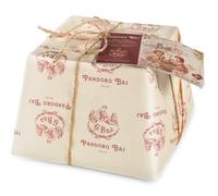 BAJ MILANO 1768 - Pandoro veronese basso, con la qualità della pasticceria dei Baj di Milano - 1 kg - Con libretto storico sul recupero del marchio e la storia della Confetteria Baj di Milano