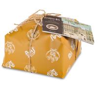 BAJ MILANO 1768 - Panettone Pere e Cioccolato - 1 kg - con libretto storico sul recupero del marchio Baj e la storia della Confetteria Baj di piazza del Duomo Milano