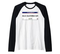 Baja California Mexicali License Plate Mexicans Souvenir Maglia con Maniche Raglan