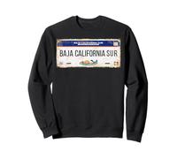 Baja California Mexico License Plate Travel Vacation Beach Felpa
