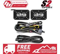 Baja Designs S2 Sport Incasso Montante Coppia Lavoro / Scena Luce LED Set Backup
