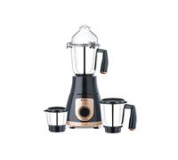 Bajaj GX-3701 Mixer Frullatore750W con funzione Nutri-Pro, 3 barattoli, nero