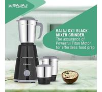 Bajaj Mixer Smerigliatrice con 3 Barattoli CON Convertitore Universale Senza ...