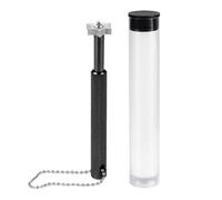 Bajbumgn Affilatore per Golf, Affilatore E Pulitore in Alluminio per Mazze da Golf, Accessorio Regolabile per Borsa Uomini Donne Ragazzi