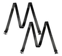 Bajbumgn La Fascia per Stretching Yoga,2 Pezzi Equipaggiamento Regolabile Per Allenamento - Fasce Per Fitness Con Fibbia - Per Lo Sviluppo Della Muscolare E Il Riscaldamento Per Il Fitness Quotidiano