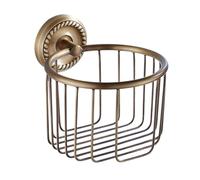 Bajbumgn Portarotoli Antico in, Cestello In Filo Metallico Per Rotoli Di Carta Igienica Stile Vintage, Bagno Decorativi Versatili per Casa Albergo