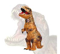 BAJENA Costume di dinosauro gonfiabile adulto bambino Costume gonfiabile Halloween per Cosplay festa carnevale di natale uomini donne (110-150cm)