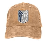 BAJIE Berretti da Baseball Logo Anime, Berretto da Baseball AOT Cappello da Cowboy Berretto con Visiera Cappello da Cowboy Bebop Cappelli da Uomo e da Donna