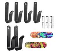 Bajiuxhfei 6 Pezzi Supporto da Parete per Snowboard, Appendiabiti da Parete per Snowboard, Snowboard Accessori Gancio Muro, Snowboard Wall Mount, Skateboard Espositore, per Skiboard, Longboard
