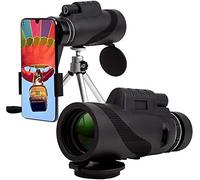 BAK4 - Telescopio monoculare compatto, con prisma ad alta potenza, zoom monoculare per adulti, ingrandimento 12x